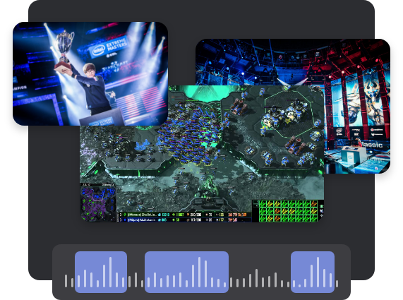 HAOS Galactic Battle StarCraft 2 Tournament, automated heart rate display system.